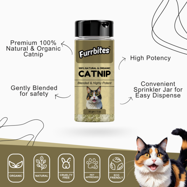 Furrbites ™ 100 % Natural & Organic Catnip – Blended & Highly Potent - Image 2