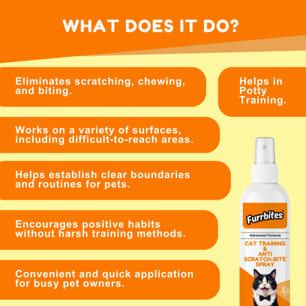 Furrbites ™ Advanced Cat Training & Anti-Scratch-Bite Spray Infographic (3)