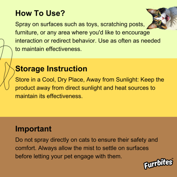 Furrbites™ Natural Catnip Spray – Highly Potent Infographic (5)