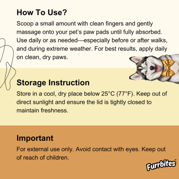 Furrbites™ 9in1 Paw Butter for Cats - The Original - 30gm / 1oz - Image 5