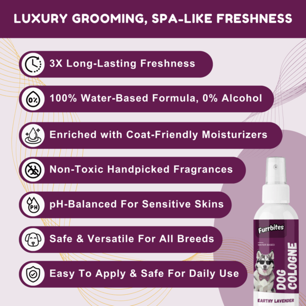 Furrbites™ Dog Cologne – Earthy Lavender - Image 2