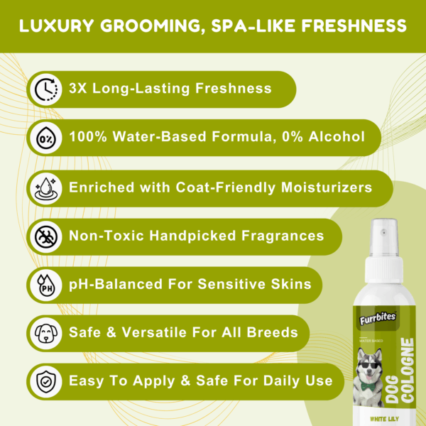 Furrbites™ Dog Cologne – White Lily - Image 2