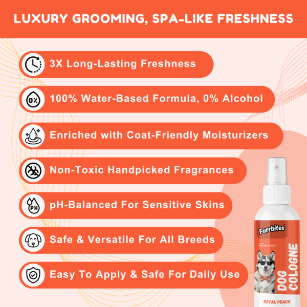 Furrbites™ Dog Cologne – Royal Peach - Image 2