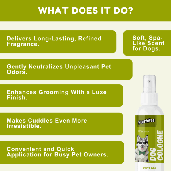 Furrbites™ Dog Cologne – White Lily - Image 6