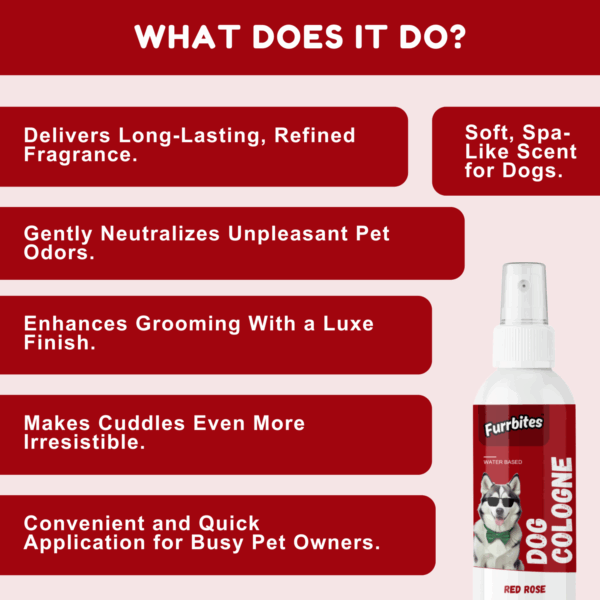 Furrbites™ Dog Cologne – Red Rose - Image 6