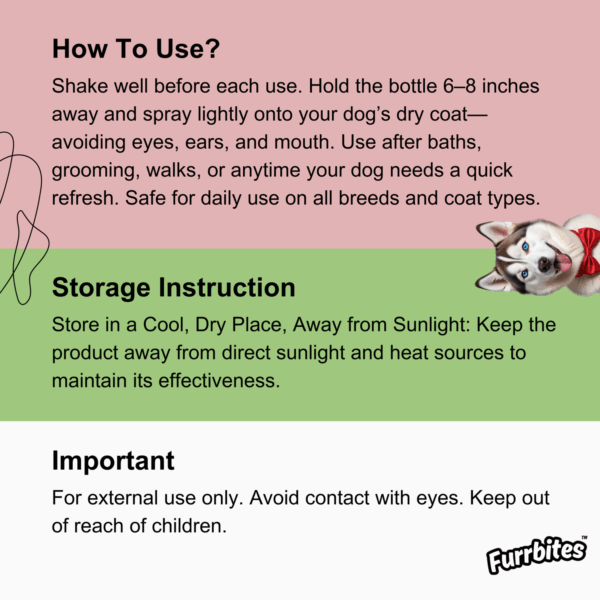 Furrbites™ Dog Cologne – Red Rose - Image 7